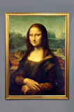 Gold Çerçeveli Mona Lisa Tablosu Portresi 50x70CM