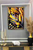 Dekoratif Afrikalı Kadın Desenli Modern Tablo 50x70 CM