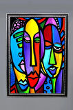 Dekoratif Modern Sanatsal Soyut Desenli Tablo 50x70 CM