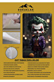 Kaymaz Taban Makinede Yıkanabilir Dijital Baskı Baby Joker Desenli Genç Ve Çocuk Odası Halısı Dot Taban Hal