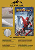 Kaymaz Taban Makinada Yıkanabilir Dijital Baskı Spiderman Desenli Çocuk Odası Halısı Dot Taban Halı