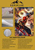 Kaymaz Taban Makinede Yıkanabilir Dijital Baskı Spiderman Desenli Genç Odası Halısı Dot Taban Halı Gnc04