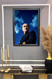Dekoratif Modern Atatürk Desenli Çerçeveli Tablo Duvar Tablosu 50x70cm ATA02