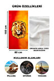 Aslan Desenli Plaj Deniz Havlusu Peştemal 80x160 CM SPC08