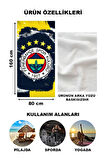 Dekoratif Modern Desenli Plaj Deniz Havlusu Peştamal 80x160 CM TRF09