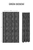 Blackout Karartma Yüksek Kalite Modern Desenli 2 Kanat Fon Perde 140 x 270 Nes Serisi Nes25
