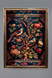 Dekoratif Modern Desenli Çerçeveli Duvar Tablosu 50x70cm RÜYA05