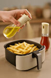 2'li Set Cam Sprey Yağdanlık - Airfryer, Izgara, Fritöz, Salata, Yemek Püskürtmeli Yağdanlık - 3066