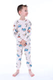 Sevimli Animal (Aslan-Zebra-Fil) Desenli %100 Pamuk Çocuk Pijama Takımı