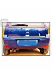 Opel Corsa C Krom Bagaj Alt Çıtası 2000-2007 Arası P.çelik