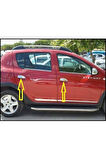 Dacıa Sandero Stepway 2012-2022 Krom Kapı Kolu Paslanmaz Çelik 4 Kapı