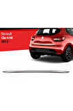 Renault Clio -4 2012-2020 Krom Bagaj Alt Çıtası Paslanmaz Çelik
