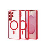 Samsung Uyumlu Galaxy S26 Ultra Kross Magneticsafe Kapak - Kırmızı