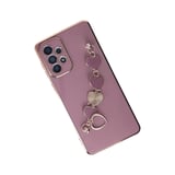 Samsung Uyumlu Galaxy A33 5g Kılıf Esila Silikon - Mor