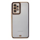 Samsung Uyumlu Galaxy A73 5g Kılıf Liva Lens Silikon - Mavi