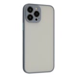 İphone 14 Pro Max Kılıf Montreal Silikon Kapak - Gri