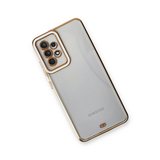 Samsung Uyumlu Galaxy A73 5g Kılıf Liva Lens Silikon - Beyaz
