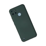 Realme C25y Kılıf Nano İçi Kadife Silikon - Koyu Yeşil