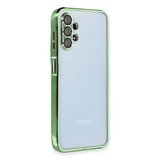 Samsung Galaxy A13 4g Kılıf Razer Lensli Silikon - Yeşil