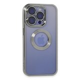 İphone 15 Pro Max Kılıf Slot Silikon - Gümüş