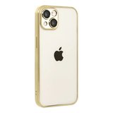 Apple Uyumlu İphone 15 Razer Lensli Silikon - Gold