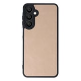 Samsung Uyumlu Galaxy A35 5g Kılıf Aras Deri Kapak - Pudra