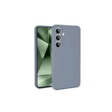 Samsung Galaxy S24 Fe Kılıf Nano İçi Kadife Silikon - Gri