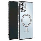 Samsung Uyumlu Galaxy A07 4g Joke Simli Magneticsafe Kılıf - Siyah