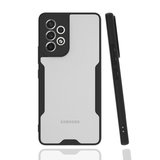 Samsung Uyumlu Galaxy A53 5g Kılıf Platin Silikon - Siyah