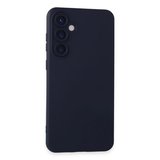 Samsung Uyumlu Galaxy S24 Kılıf Nano İçi Kadife Silikon - Lacivert