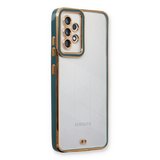 Samsung Uyumlu Galaxy A53 5g Kılıf Liva Lens Silikon - Yeşil
