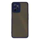 Realme C35 Kılıf Montreal Silikon Kapak - Lacivert