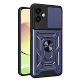 Samsung Uyumlu Galaxy A07 4g Pars Lens Yüzüklü Silikon - Lacivert