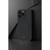 İphone 16 Pro Max Kılıf Kelvin Kartvizitli Silikon - Bordo