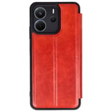 Xiaomi Uyumlu Redmi Note 14 4g Kılıf Flip Cover - Kırmızı