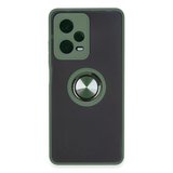 Xiaomi Redmi Note 12 Pro 5g Kılıf Montreal Yüzüklü Silikon Kapak - Yeşil