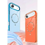 İphone 17 Air Live Diamond Magsafe Kapak - Mavi