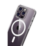 Apple Uyumlu İphone 15 Pro Max Combo Sert Şeffaf Magsafe Kapak - Şeffaf