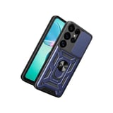 Samsung Uyumlu Galaxy S26 Ultra Pars Lens Yüzüklü Silikon - Lacivert