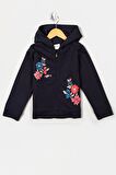 Lacıvert Kız Çocuk Yet Sweatshirt