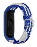 Xiaomi Mi Band 6 Mi Band 5 Uyumlu Tokalı Örgü Kordon