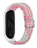 Xiaomi Mi Band 6 Mi Band 5 Uyumlu Tokalı Örgü Kordon