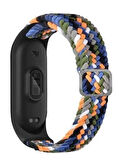 Xiaomi Mi Band 6 Mi Band 5 Uyumlu Tokalı Örgü Kordon