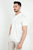 Erkek Polo Yaka Detaylı Kısa Kol Pike T-Shirt