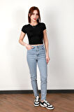Kadın Yüksek Bel LYC Skinny Jean