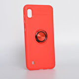 Samsung Galaxy A10 Kılıf Yüzüklü Şık Premium Silikon Kapak RCV/Ravel