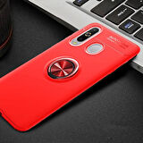 Samsung Galaxy A20S Kılıf Yüzüklü Şık Premium Silikon Kapak RCV/Ravel