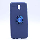 Samsung Galaxy J7 Pro Kılıf Yüzüklü Şık Premium Silikon Kapak RCV/Ravel