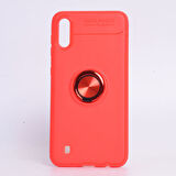 Samsung Galaxy M10 Kılıf Yüzüklü Şık Premium Silikon Kapak RCV/Ravel