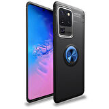 Samsung Galaxy S20 Ultra Kılıf Yüzüklü Şık Premium Silikon Kapak RCV/Ravel